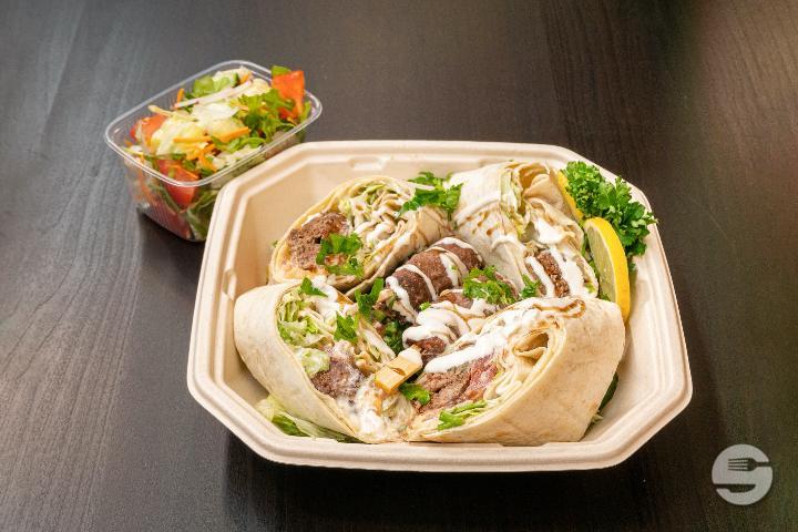 Kebab Sandwich Teller - Fattoush