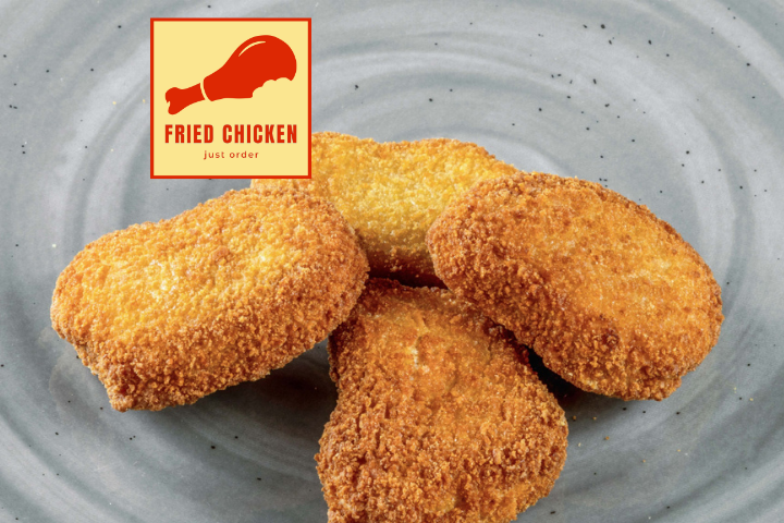 5 Nuggets mit gemischtem Salat an Hausdressing - Kitchen Reunion