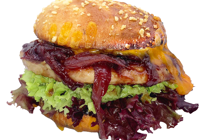 Chicken Crispy Burger Limmat Valley with Pommes frites - Löwen Weiningen