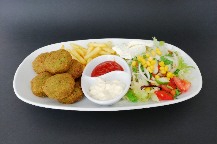 Caesar Salat mit Black Tiger Crevetten - N-68
