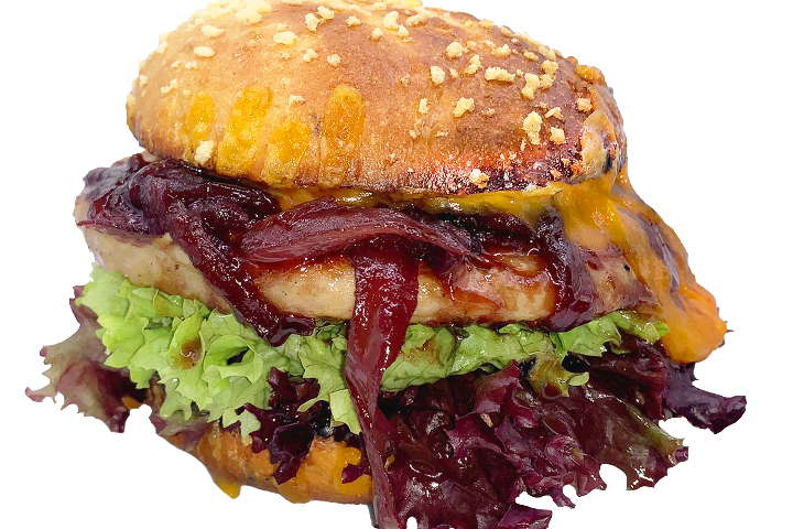 Mr. Greek Burger mit Pommes frites - N-68