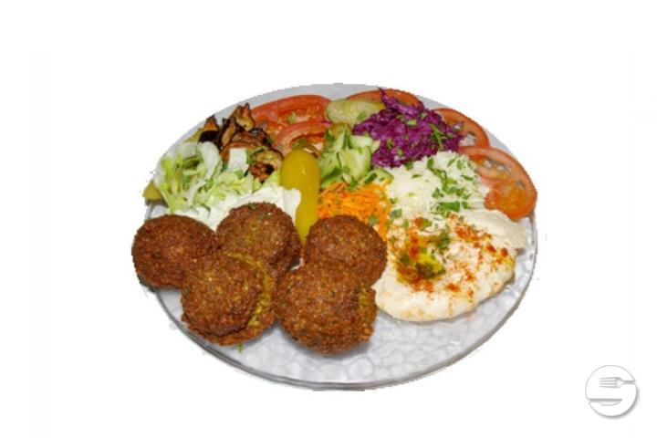 Falafel Vegetarian Plate - Beyrouth Night