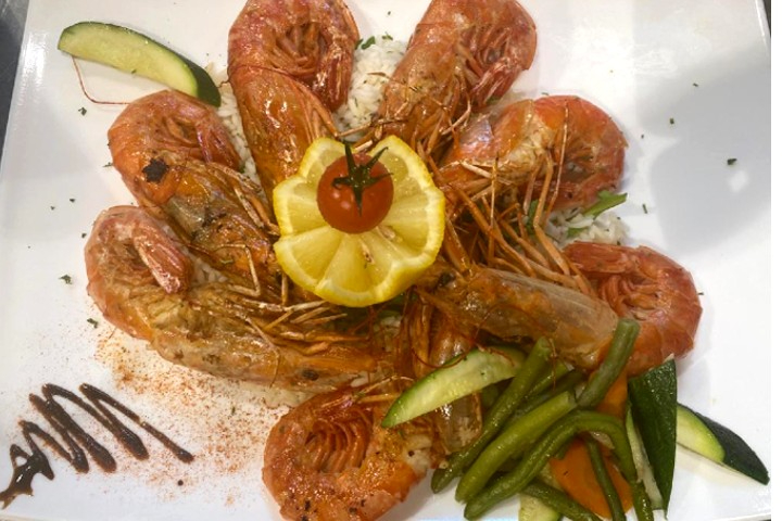 Grilled Prawns - Ristorante Pizzeria Panorama