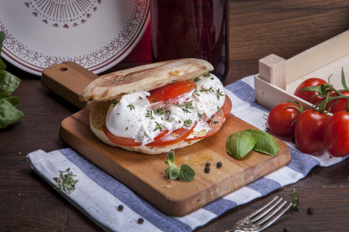 Puccia Burrata - Pizza des Eaux-Vives