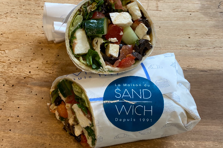 Wrap Greek - La Maison du Sandwich
