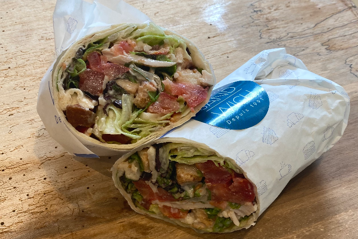 Wrap Braised Chicken - La Maison du Sandwich