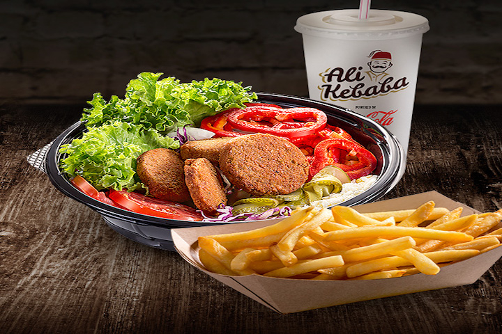 Menu Falafel Vegetariano - Ali Pizza & Ali Kebab