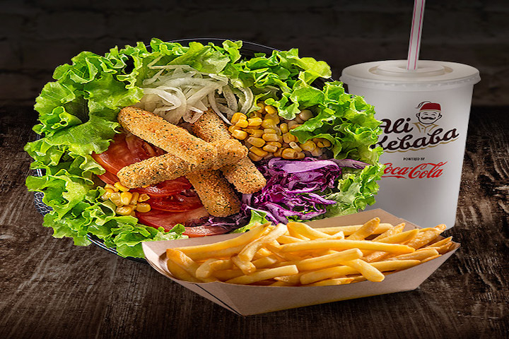 Menu Fritto con Insalata - Ali Pizza & Ali Kebab