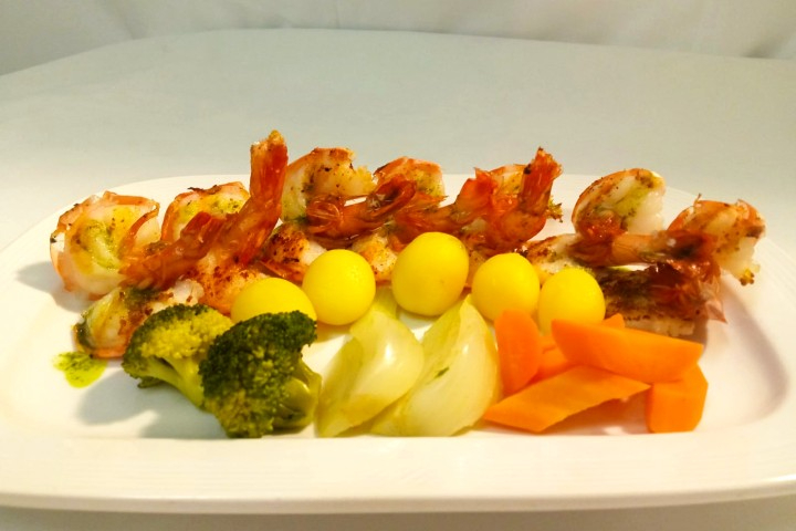 Grilled Prawns - Ristorante Corona