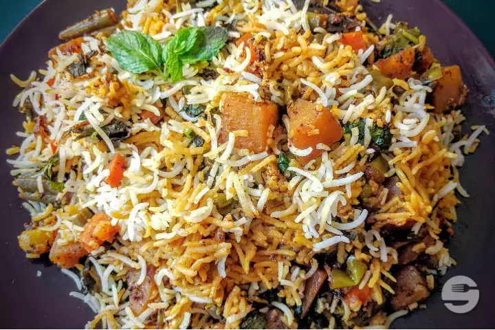 Veg Biryani - Golden India
