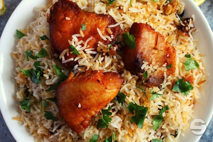 Fish Biryani - Golden India
