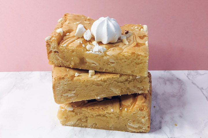 Blondies Lemon & Meringue - Brookies.ch