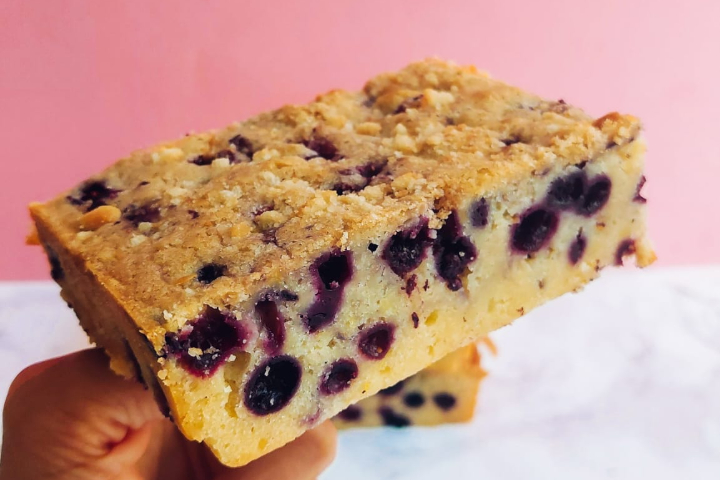 Blondies Lemon & Blueberries - Brookies.ch