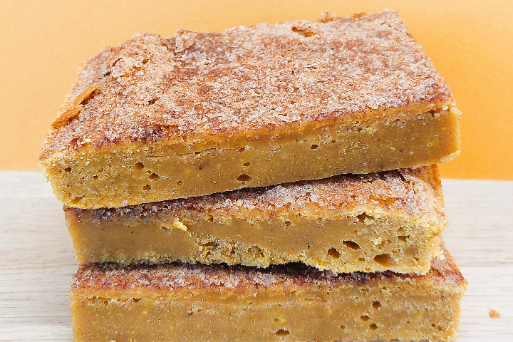 Snickerdoodle Pumpkin Blondies - Brookies.ch