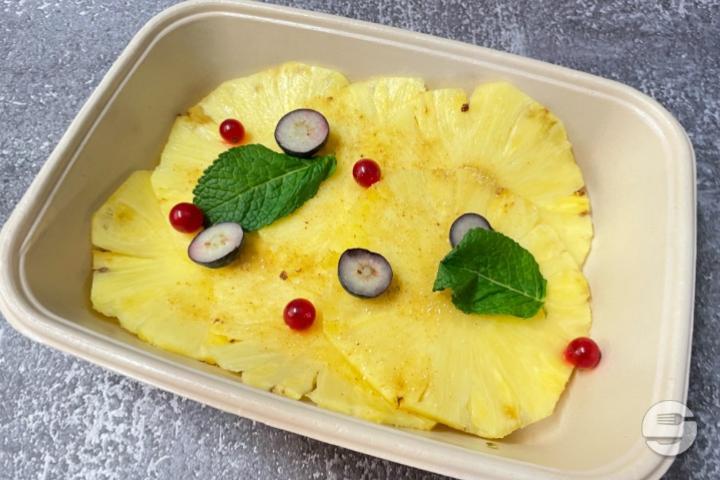 Carpaccio of Pineapple Combava and Lemon Confit - Tatar