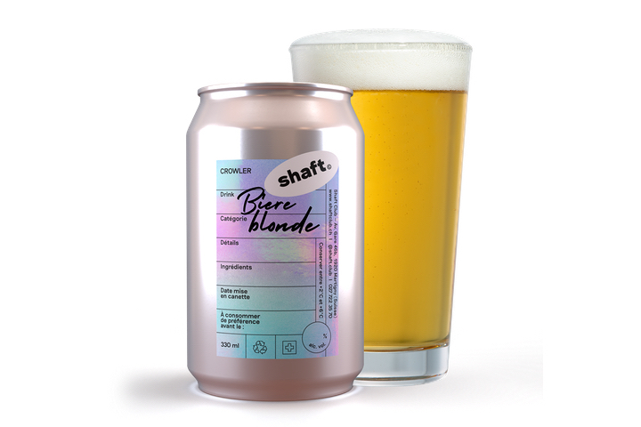 Bière Crowler Blonde - Shaft Club