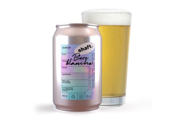 Bière Crowler Blanche - Shaft Club