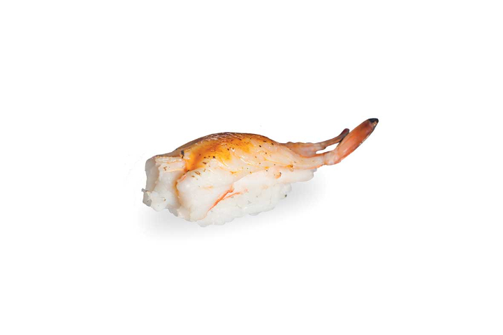 Spicy Mayo Braised Shrimp Sushi - MoshiMoshi