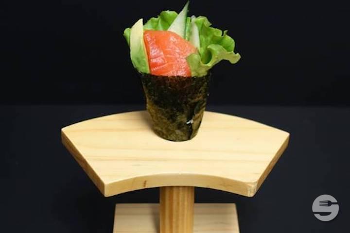72. Temaki Salmon - Yummy Sushi