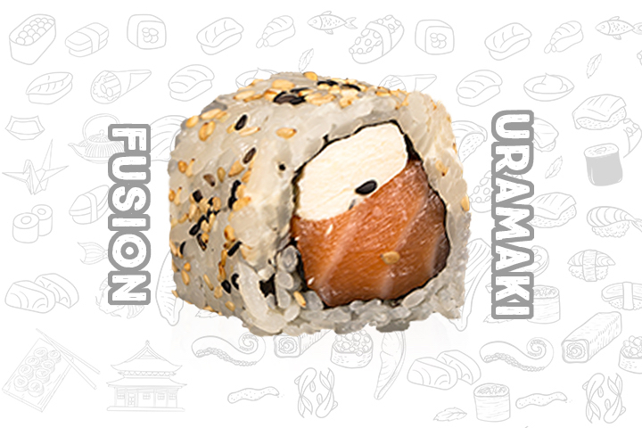 FR3 Salmon Philadelphia (8 Pieces) - Fusion Uramaki