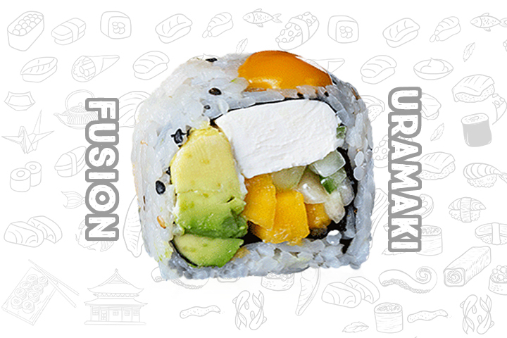 FR8 Veggie Lady (8 Pieces) - Fusion Uramaki