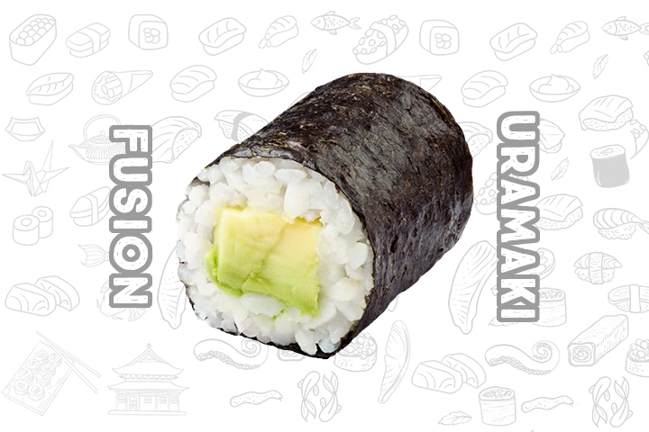 H2 Avocado (6 Pieces) - Fusion Uramaki