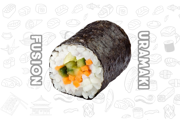 H3 Veggie (6 Pieces) - Fusion Uramaki