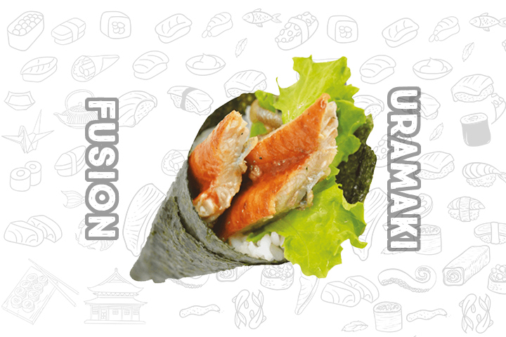 TE7 Eel Temaki (1 Piece) - Fusion Uramaki