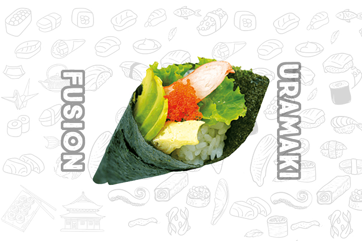 TE6 Temaki California (1 Piece) - Fusion Uramaki