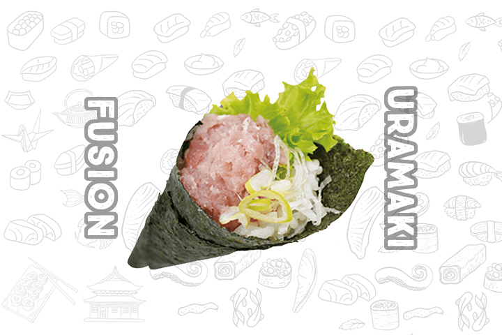 TE2 Tuna Tartare Temaki (1 Piece) - Fusion Uramaki