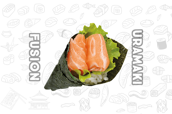 TE1 Salmon Temaki (1 Pièce) - Fusion Uramaki