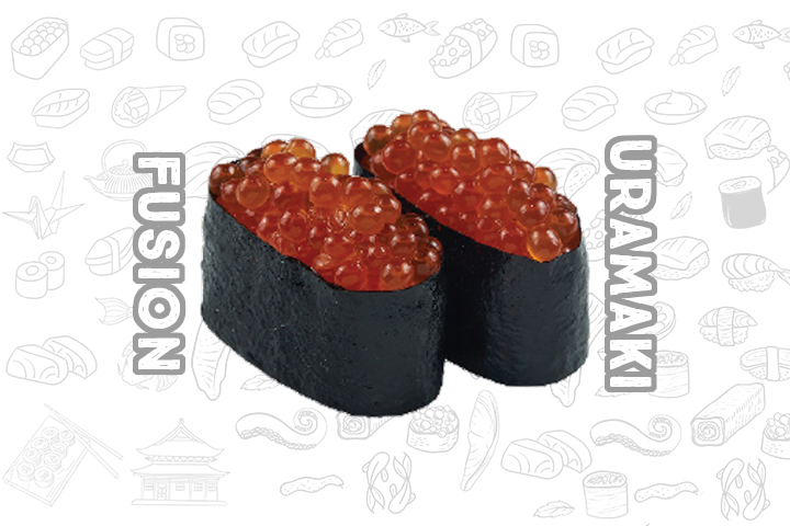 N10 Ikura (2 Pieces) - Fusion Uramaki