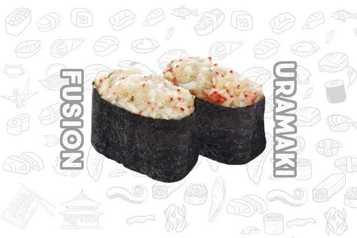 N14 Kanikama Crab (2 Pieces) - Fusion Uramaki