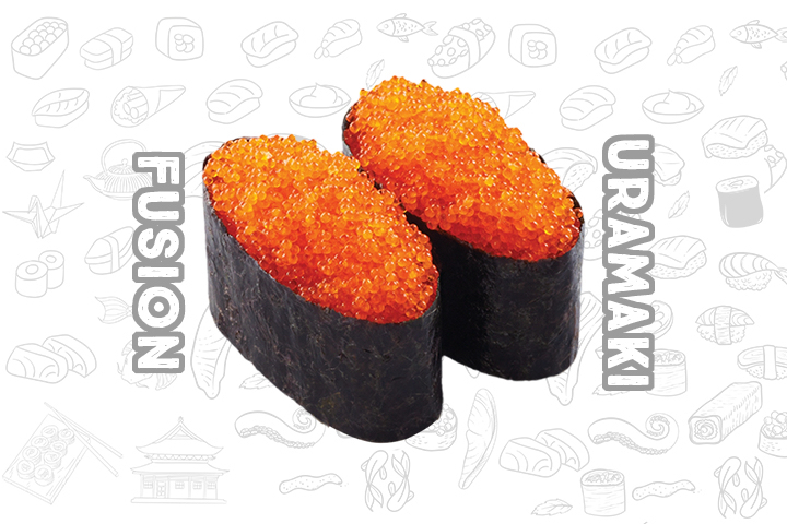 N11 Tobiko (2 Pieces) - Fusion Uramaki