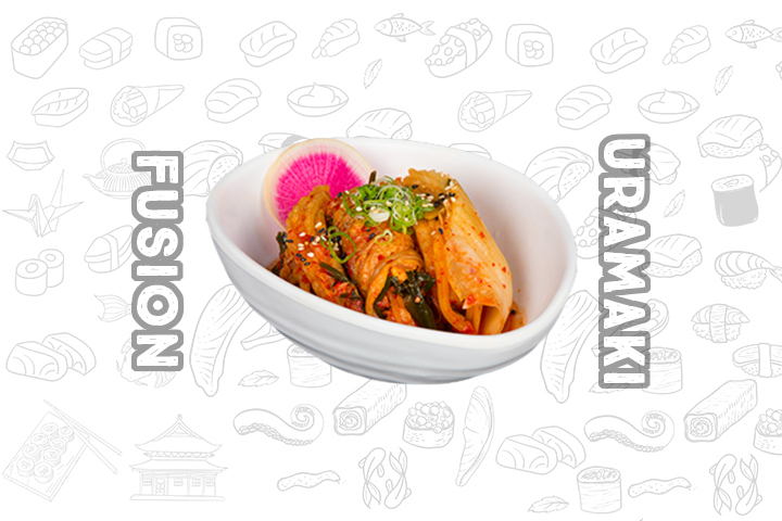 Salad Kimchi - Fusion Uramaki