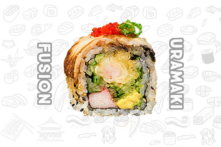 BS6 Makimono Dragon (8 Pieces) - Fusion Uramaki
