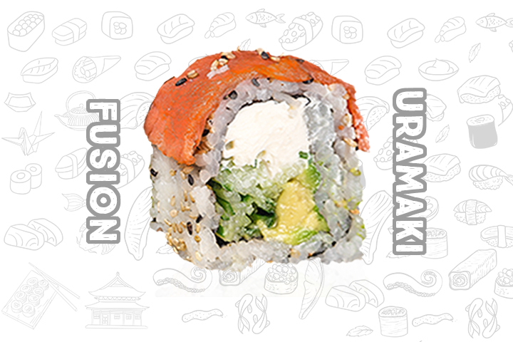 BS3 Makimono Philadelphia (8 Pieces) - Fusion Uramaki