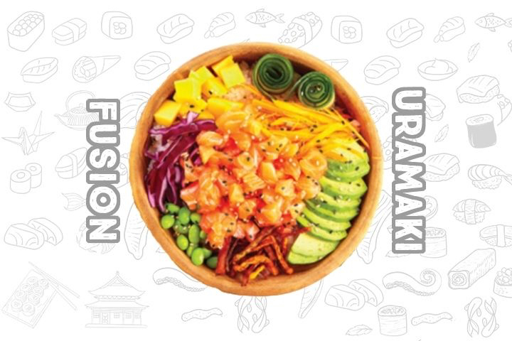 P1 Salmon Poke - Fusion Uramaki