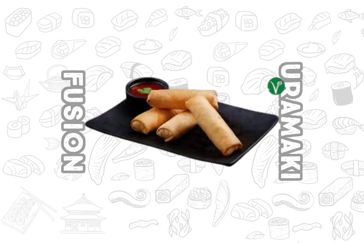 EC-AS2 Vegetarian Spring Roll - Fusion Uramaki