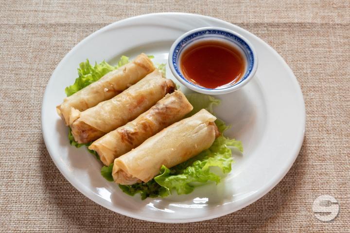02. Rouleaux de Printemps aux Légumes - Yong He Café du Rondeau
