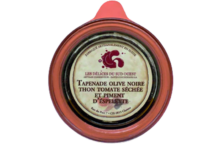 Tapenade Olives Thon tomates Séchées Piment d’Espelette - Les Délices du Sud-Ouest - Mon Apéro
