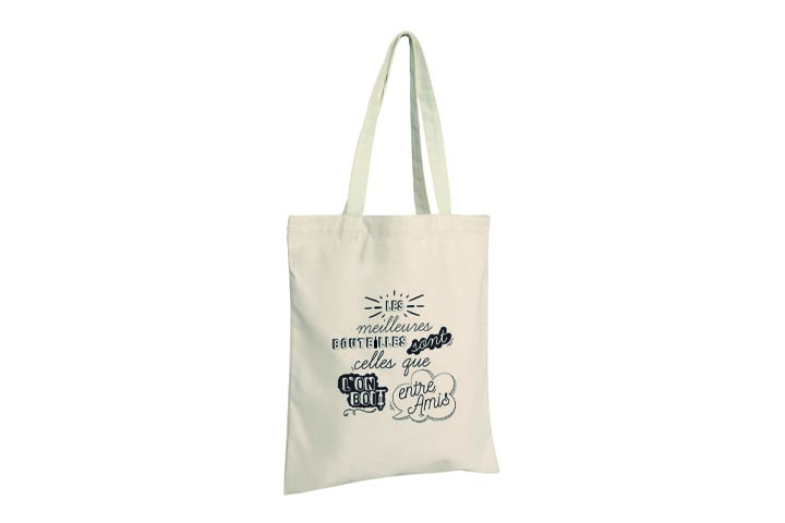 Cotton Bag - Les meilleures bouteilles... - Mon Apéro