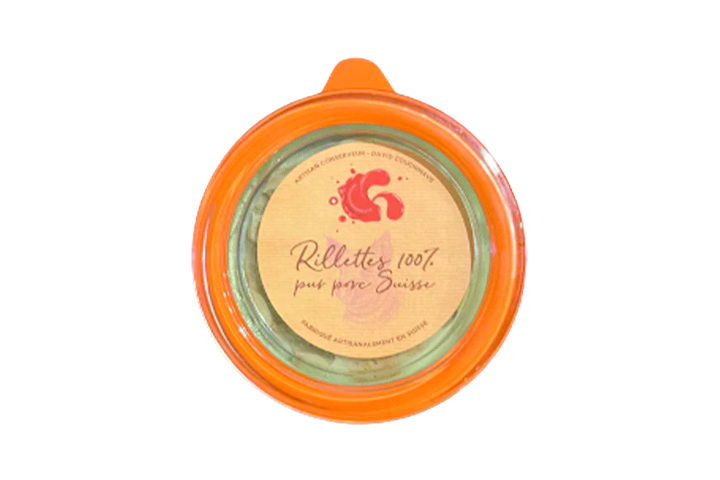 Rillette Pur Porc 100% Suisse - Artisan Conserveur 120g - Mon Apéro