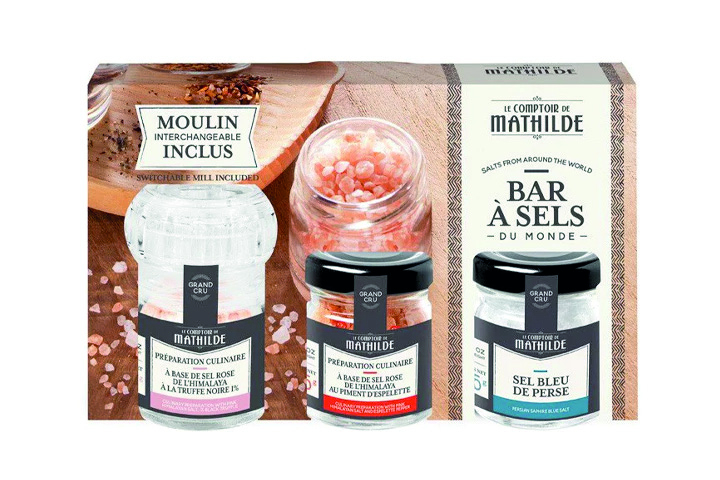Assortiment de préparations culinaires à base de sel - Le Comptoir de Mathilde - Mon Apéro