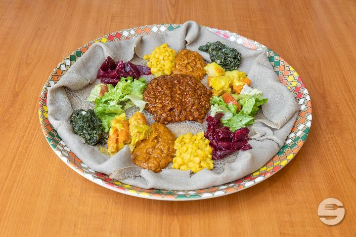 Plat Dégustation Végétarien - Addis Abeba