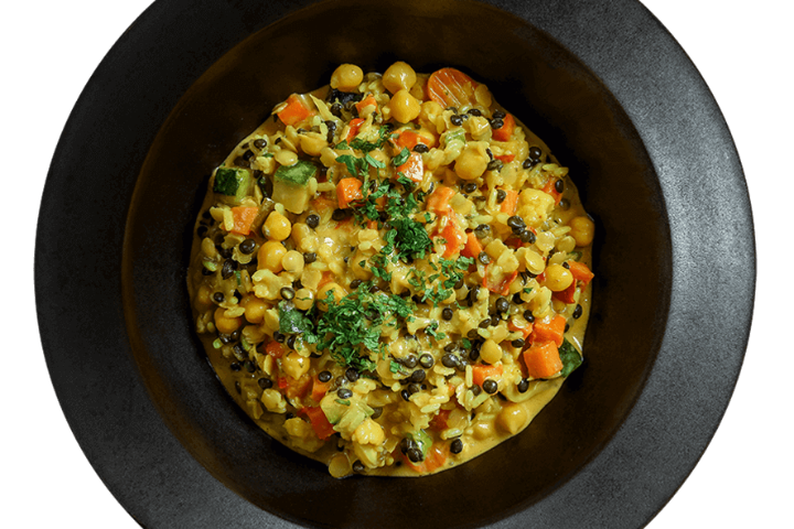 Curry jaune de lentilles - Vegan - Veganeatly