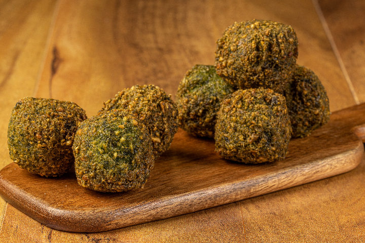 Vegan falafel epinard 7pc. - Veganeatly