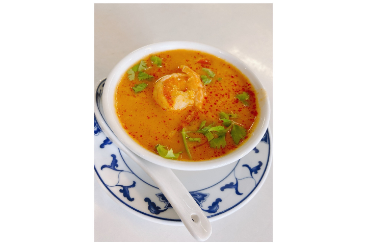 201. Spicy Thai Prawn Soup Tom Yan - Hong Sheng Thaï
