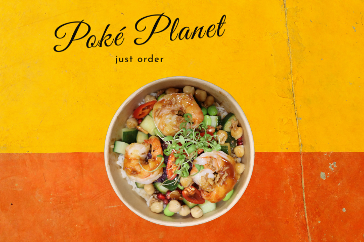 Poke Bowl Crevetten - Poke Planet - Bern