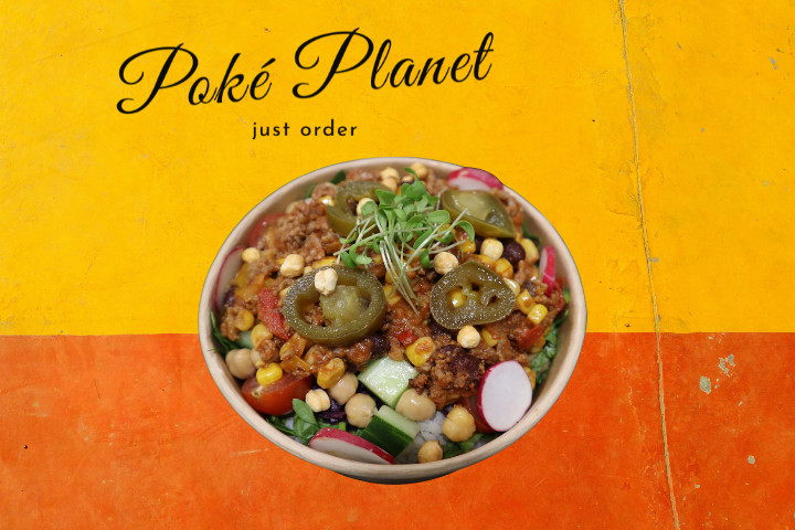 Poke Bowl Mexican Beef - Poke Planet - Bern